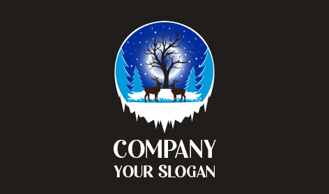 Silver Moon Halo Winter Logo