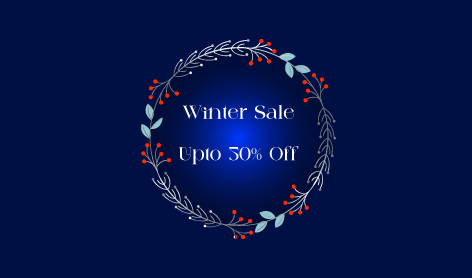 Snowy Winter Wildlife Logo