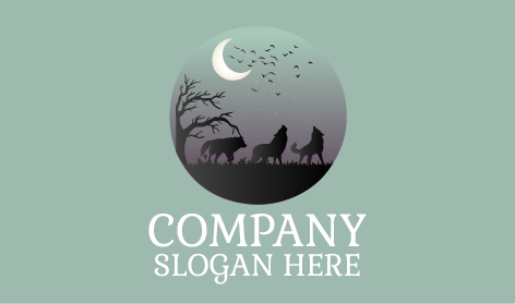 Cunning Wolf Pack Logo