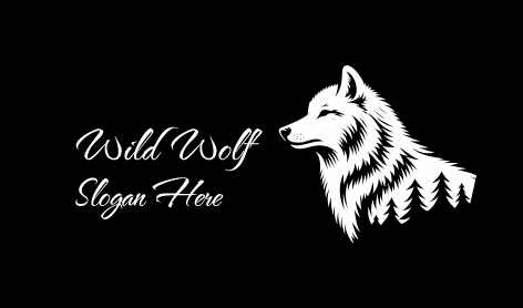 Moon White Wolf Logo