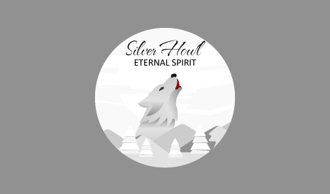 Red Tongue Wolf Logo