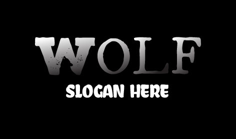 Silver Wolf Word Logo