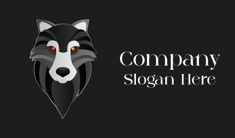 Sleek Wolf Avatar Logo