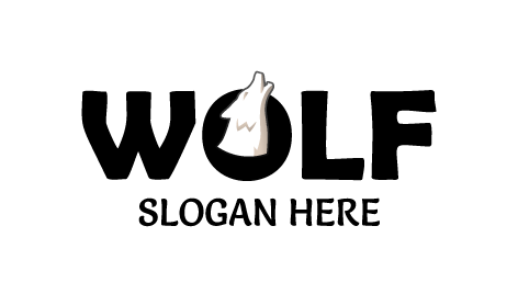 Stunning White Wolf Logo