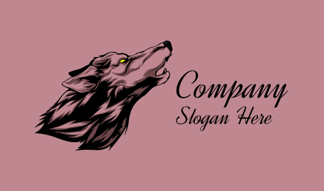 Yellow Eyed Wolf Logo